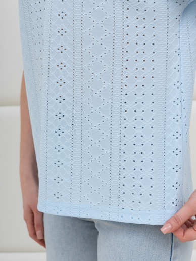 Женская блузка Дис БЛ-043 / голубой