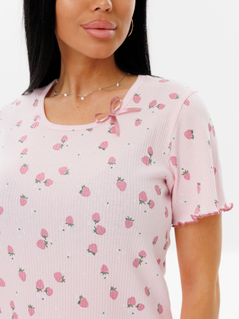Женская пижама П-97(Каш) / Розовый (клубника)