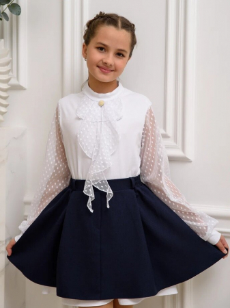 Детская блузка "Олимпия" длинный рукав