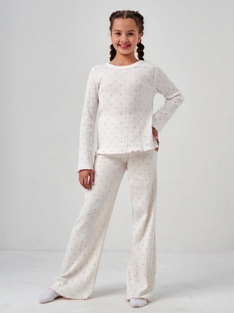 Детская пижама "Ажурные сны" длинный рукав