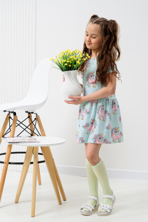 Детские гольфы Незабудка (набор 2 пары) / салатовый