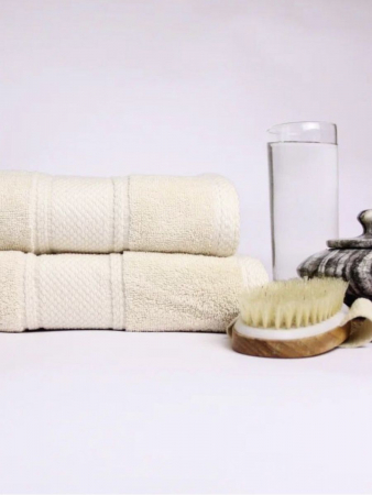 Полотенце махровое Армения Тулуза 500 гр. / Молочное