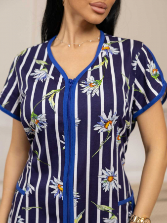 Женский халат мод.469/37 / Индиго