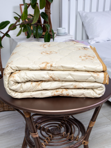 Одеяло стёганое поплекс верблюжья шерсть 300 гр/м2