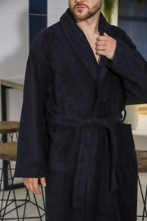 Халат мужской Комфорт-4 / Черый