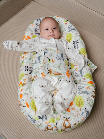 Подушка c эффектом памяти «Baby-Люлька» / лесная полянка