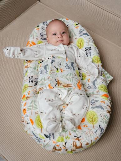 Подушка c эффектом памяти «Baby-Люлька» / лесная полянка