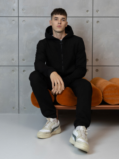 Мужской костюм мод.2077 / Черный