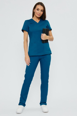 Брюки медицинские женские 1-04-25-0 / Insoft 39 Индиголит