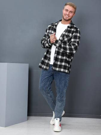 Рубашка мужская Никос / серый