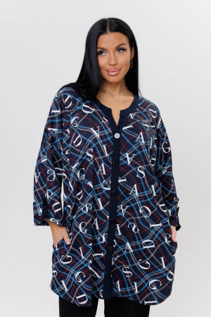 Женская туника 2126 / Темно-синий