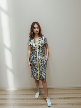 Женский халат КИМОНО ХВ-46 / Янтарь