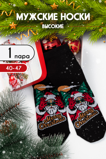 Мужские носки стандарт Полночь / черный