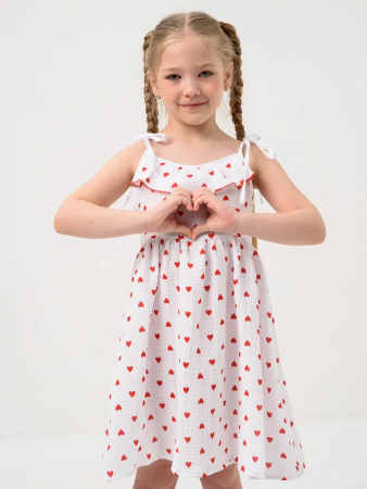 Детский сарафан "Аленушка" / Белый
