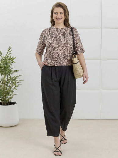 Женские брюки Габриэлла Б-072 / чёрный