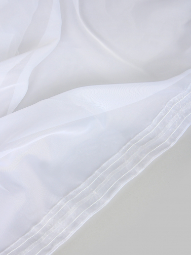 Тюль вуаль для кухни арт. TBL / Белый