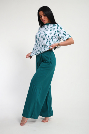 Женский костюм 29029 / изумрудный