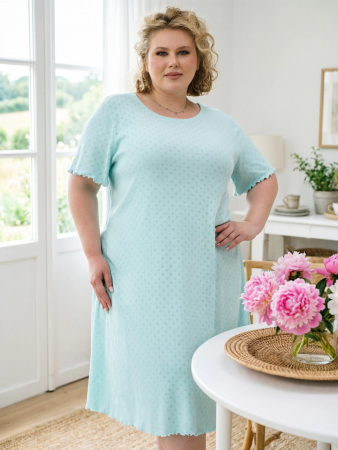 Женская сорочка "Шарм" 2433-Рн / Ментол