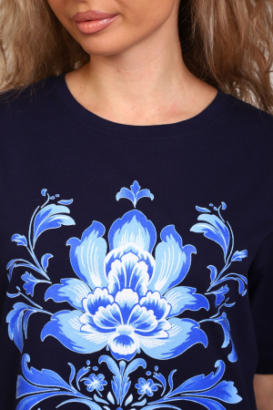 Женская туника 29534 / темно-синий