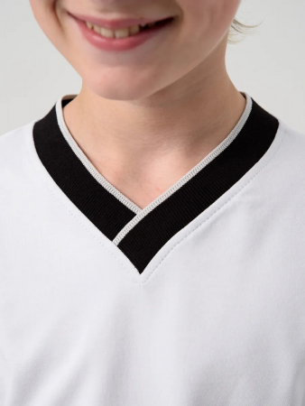 Детская толстовка "Гимназист" / Белый, черный