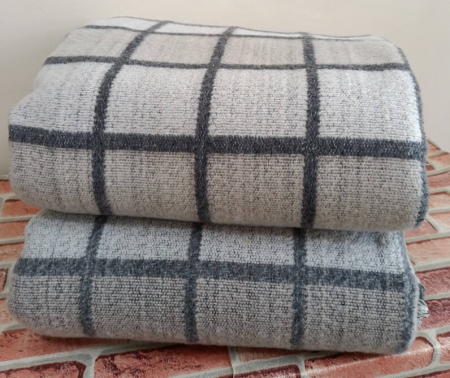 Одеяло полушерстяное 50% шерсть, 50% пэ 400гр. ОПШ-1 / расцветки в ассортименте