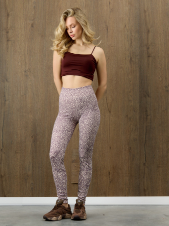 Женские леггинсы Флеш-1 / бежевый