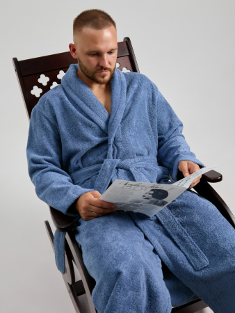 Халат мужской Комфорт-4 / деним