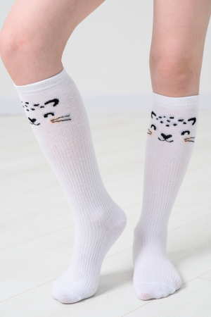 Детские гольфы Лео (набор 2 пары) / белый, желтый