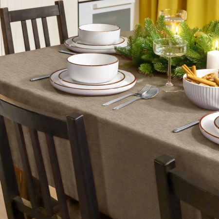 Скатерть рогожка "Волшебная Ночь" / Миндаль (упаковка 2)