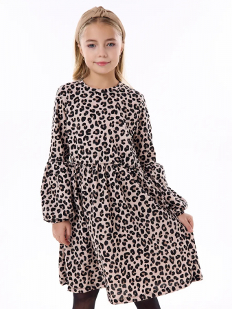 Детское платье "Фея" / Леопард
