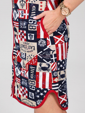 Женский халат Тома / синий