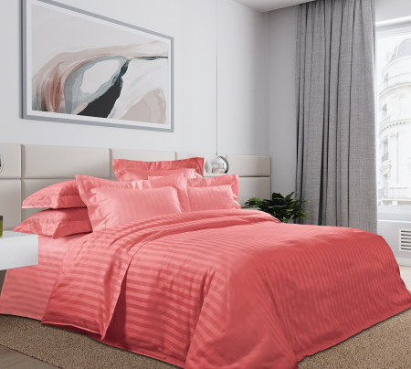 Постельное белье страйп-сатин ТМ Legends / Фламинго