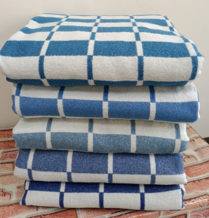 Одеяло байковое 400 гр. 80% хлопок / расцветки в ассортименте