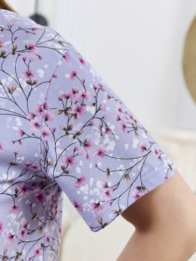 Женский халат Забвение-2 Х-773 / сиреневый