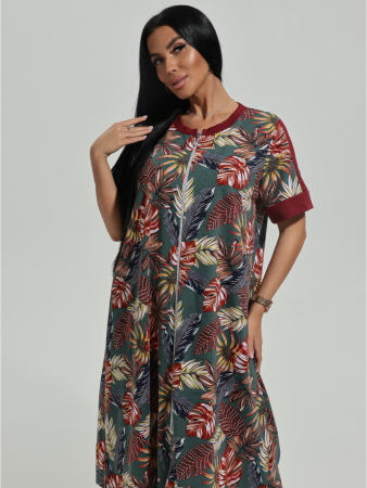 Женский халат Барышня / Изумруд