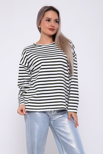 Женский лонгслив 731 / Хаки