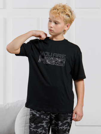 Костюм для мальчика Экипаж-1 / чёрный