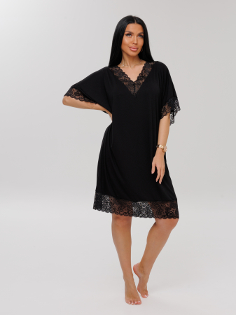 Женская сорочка Сор-112(Вис) / Черный