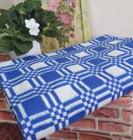 Одеяло байковое 400 гр. 100% хлопок / расцветки в ассортименте