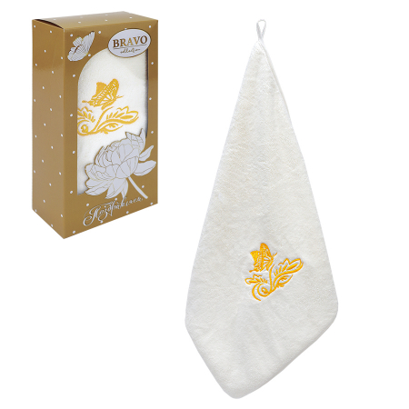 Полотенце НВ Расцвет м9010_04 S / Кремовый