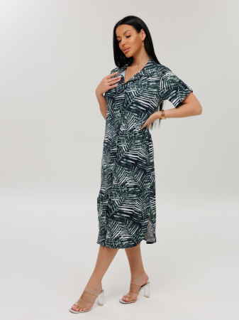 Женский халат Х-105(К) / Зеленый (папоротник)