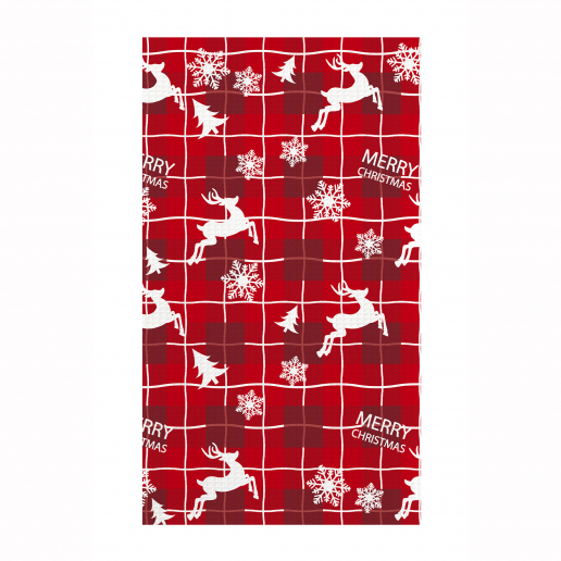 Вафельное полотенце "Самойловский Текстиль" Рождественские олени / вид 2