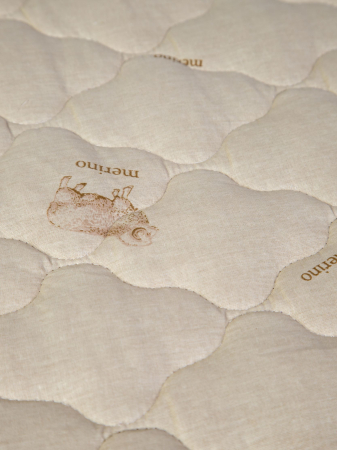 Наматрасник овечья шерсть поплин