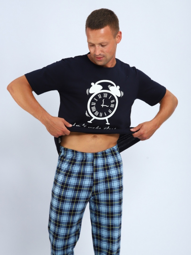 Мужской костюм Будильник 813 / Синий