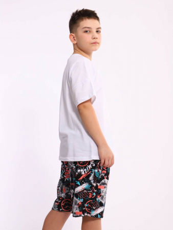 Детские шорты "Федор" / Черный граффити