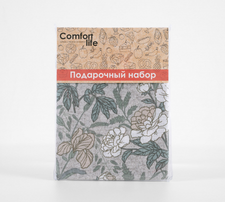 Набор из 3х вафельных полотенец / Нежное утро