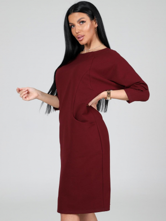 Женское платье Вокал / бордовый