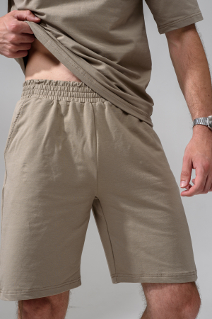 Мужской костюм с шортами 14486 / мокко