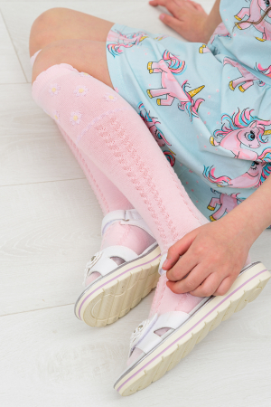 Детские гольфы Незабудка (набор 2 пары) / розовый