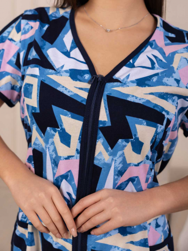 Женский халат мод.469/39 / Синий